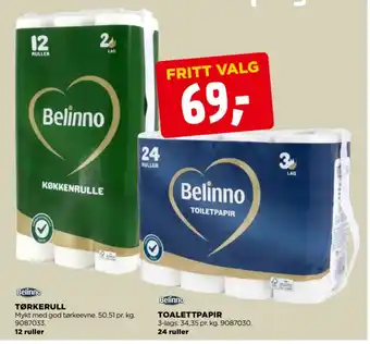 Belinno tørkerull
