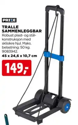 jem & fix Prize tralle sammenleggbart tilbud