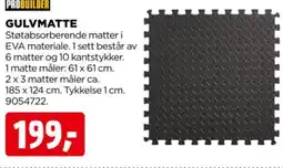jem & fix Probuilder gulvmatte tilbud