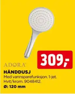 jem & fix Adora hånddusj tilbud