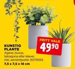 jem & fix Kunstig plante tilbud