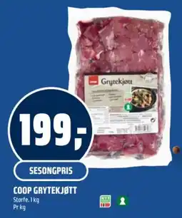 Coop Obs Coop grytekjøtt tilbud