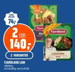 Coop Obs Fjordland Lam tilbud