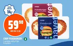 Coop Obs Coop Fiskeburger tilbud
