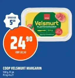 Coop Obs Coop Velsmurt Margarin tilbud