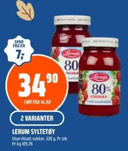 Coop Obs Lerum syltetøy tilbud
