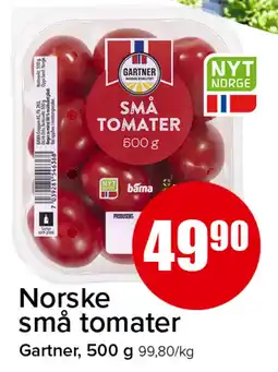 Spar Gartner små tomater tilbud