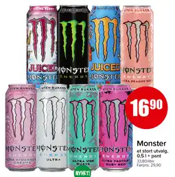 Spar Monster tilbud
