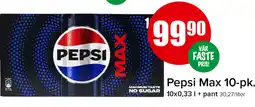 Spar Pepsi Max tilbud
