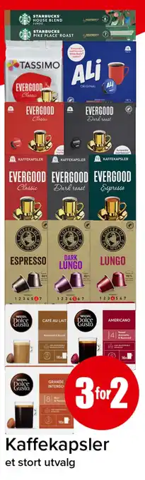 Spar Kaffekapsler tilbud
