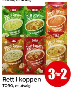 Spar Toro rett i koppen tilbud