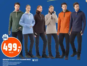 Northpeak Ustaoset 1/2 Zip 2 Ullgenser Unisex