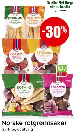 Spar Gartner norske rotgrønnsaker tilbud