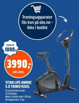 Coop Obs Titan Life Amroc 5.0 Trimsykkel tilbud