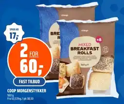 Coop Obs Coop morgenstykker tilbud