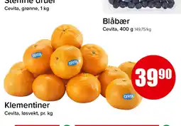 Spar Cevita klementiner tilbud