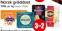 Spar Tine smaksrike oster tilbud