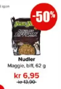 Spar Nudler Maggie, biff tilbud