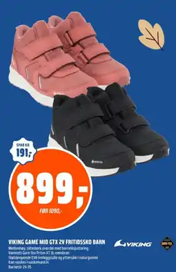 Coop Obs Viking Game Mid GTX 2V Fritidssko Barn tilbud