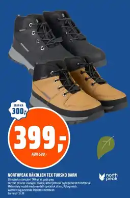 Coop Obs Northpeak Råkollen Tex Tursko Barn tilbud