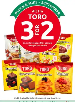 Joker Toro brownies pannekaker vafler tilbud