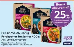 Gigaboks Ferdigretter fra Saritas tilbud