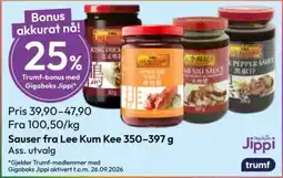 Gigaboks Lee Kum Kee sauser tilbud