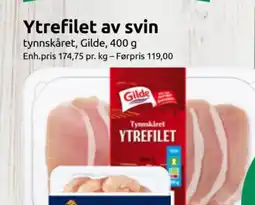 Joker Gilde Ytrefilet av svin tynnskåret tilbud