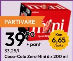 Gigaboks Coca-Cola Zero Mini tilbud