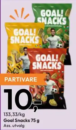 Gigaboks Goal Snacks tilbud