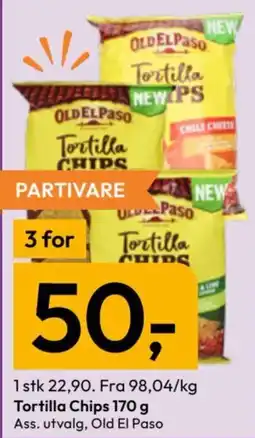 Gigaboks Old El Paso Tortilla Chips tilbud