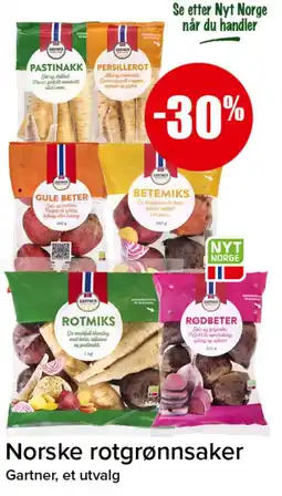 Spar Gartner norske rotgrønnsaker tilbud