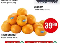 Spar Cevita klementiner tilbud