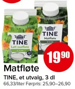 Spar Tine matfløte tilbud