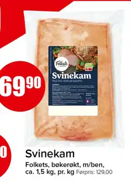 Spar Folkets svinekam tilbud