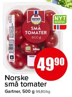 Spar Gartner små tomater tilbud