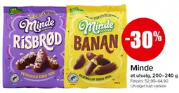 Spar Minde sjokolade tilbud