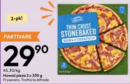 Gigaboks Trattoria Alfredo Hawaii pizza tilbud