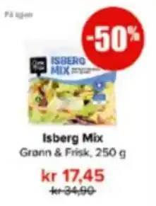 Spar Isberg Mix Grann & Frisk tilbud