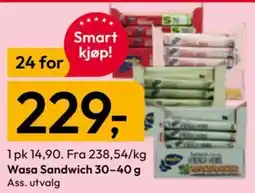 Gigaboks Wasa Sandwich tilbud