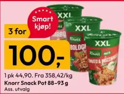 Gigaboks Knorr Snack Pot tilbud