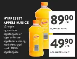 Jacobs Jacobs appelsinjuice tilbud