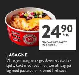 Jacobs Lasagne tilbud