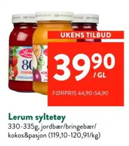 Jacobs Lerum syltetøy tilbud