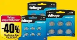 Europris Voltage knappcellebatteri tilbud