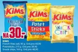 Europris Kims french fries salt tilbud