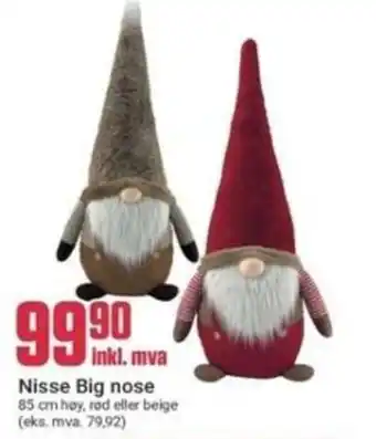 Europris Nisse Big nose tilbud