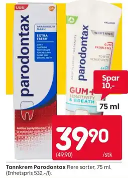 Rusta Parodontax Tannkrem tilbud