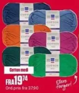 Europris Cotton medi tilbud