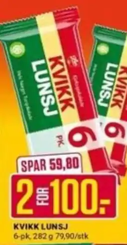 Europris Kvikk lunsj tilbud
